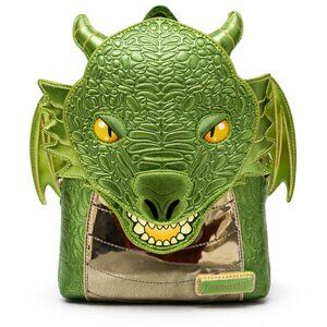 Loungefly Fourth Wing Green Dragon Mini Backpack